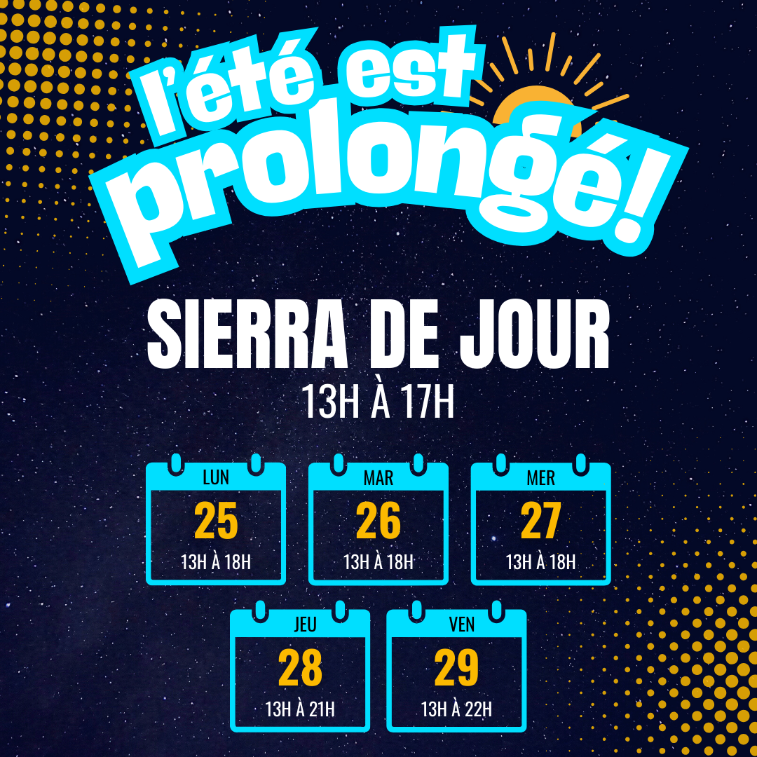 Sierra de jour - l'été est prolongé