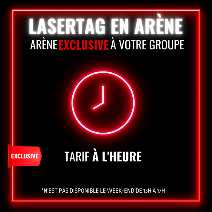 Lasertag à l'heure