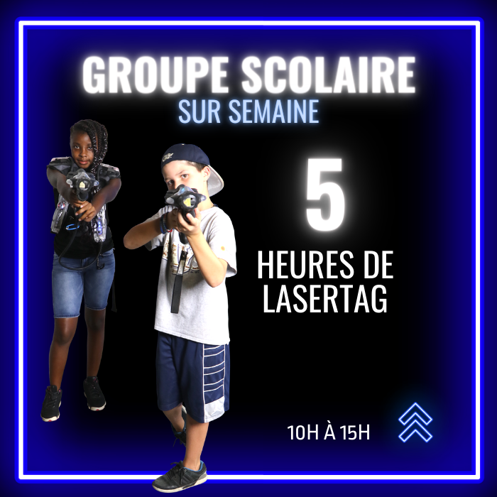 Lasertag pour groupe scolaire - 5 heures