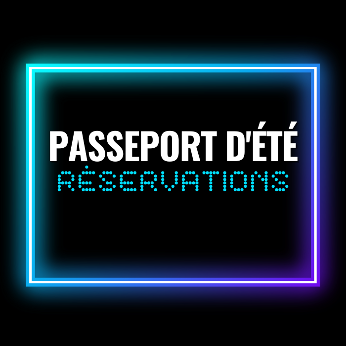 Passeport d'été 2026 - Formulaire de réservation