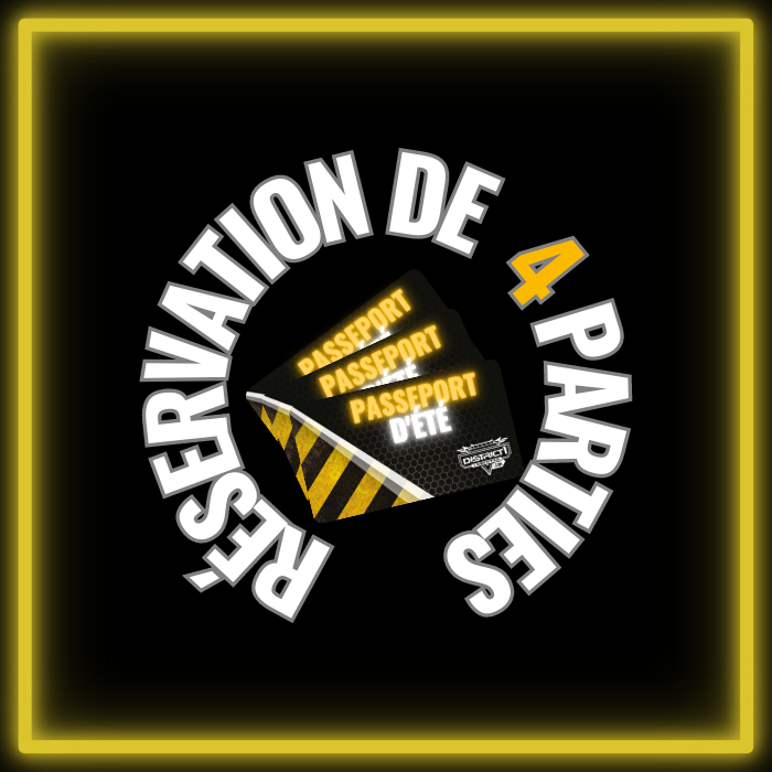 Passeport d'été - Réservation de 4 parties