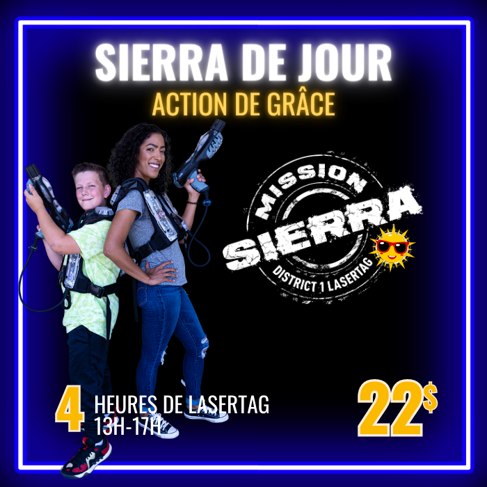 SIERRA de jour pour l'action de grâce