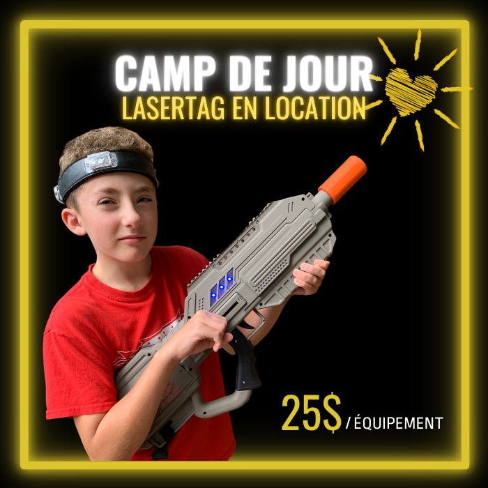 Lasertag en location - Camp de jour