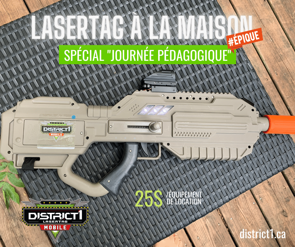 Lasertag en location - Spécial journée pédagogique - DISTRICT 1 LASERTAG